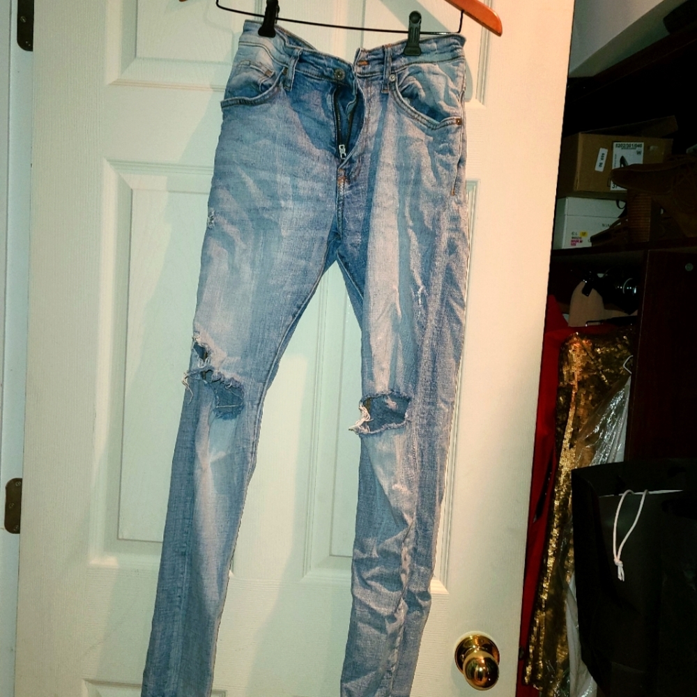 Mens H&M super skinny jeans